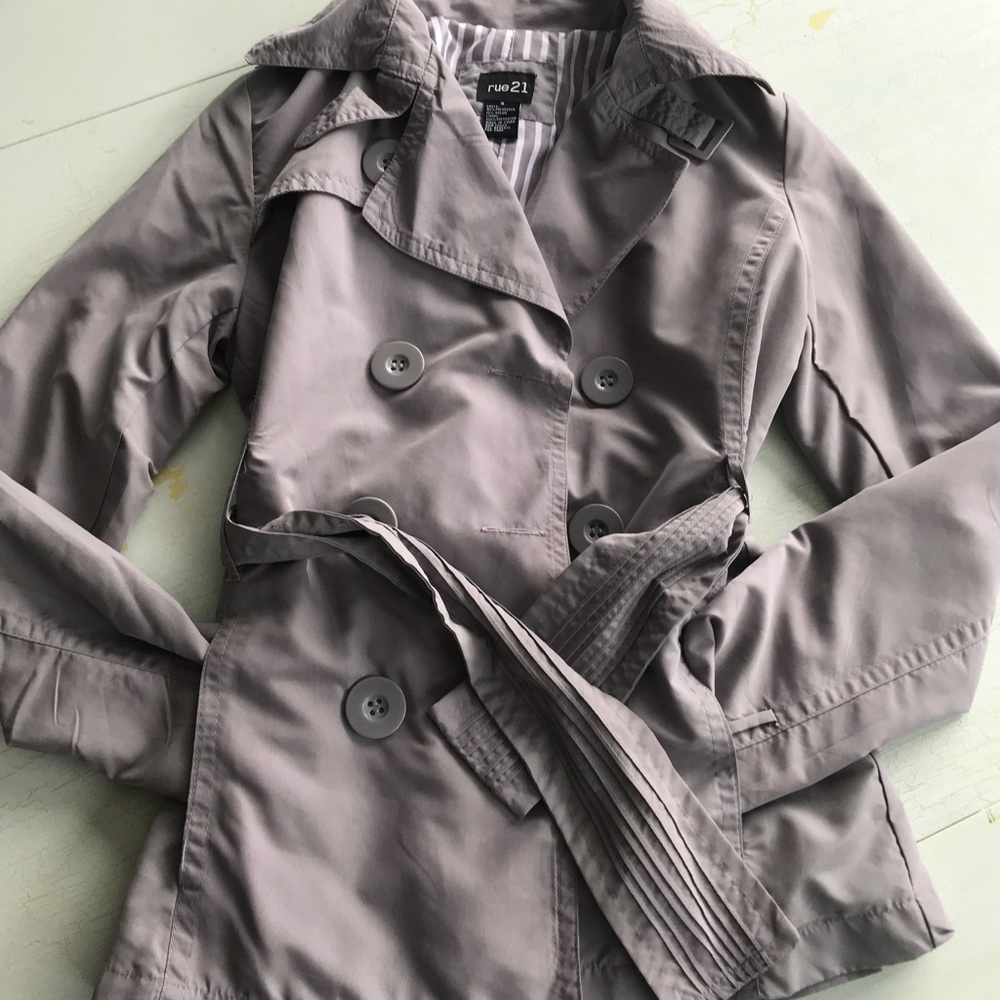 Short Trench Style Coat